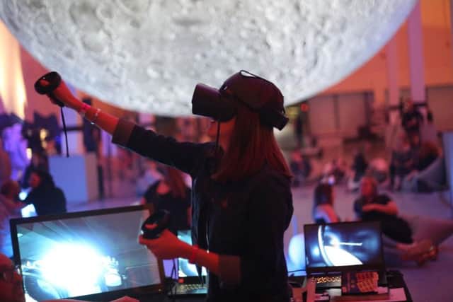 A virtual reality experience for Wakefield's Festival of the Moon was among the trust's most recent projects. Photo: One to One Development Trust.