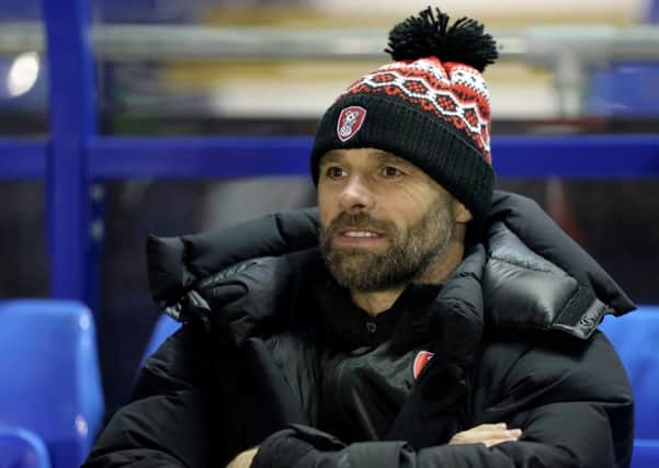 Rotherham manager Paul Warne: Felt he had the edge at Christmas.