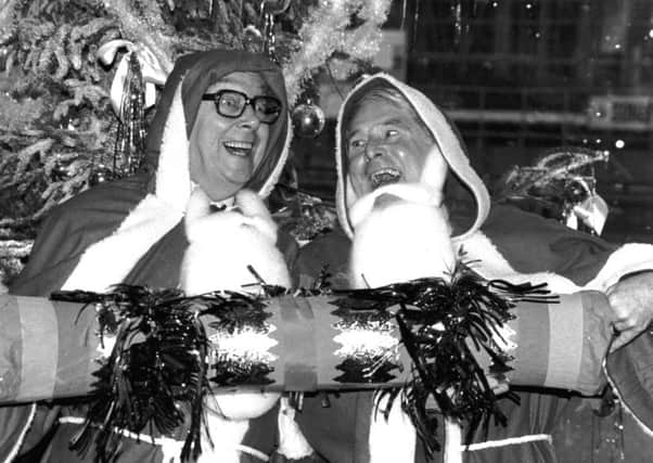 Comedians Eric Morecame and Ernie Wise, and their TV progrmame. were the Christmas highlight for many families.