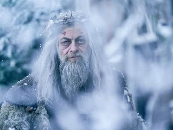 Andy Serkis as the Ghost of Christmas Past in the new TV adaptation.
