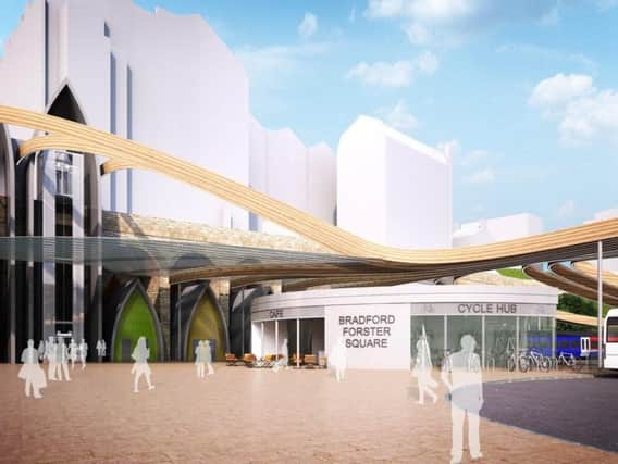 Artists' impression of how the Forster Square Railway Station could look