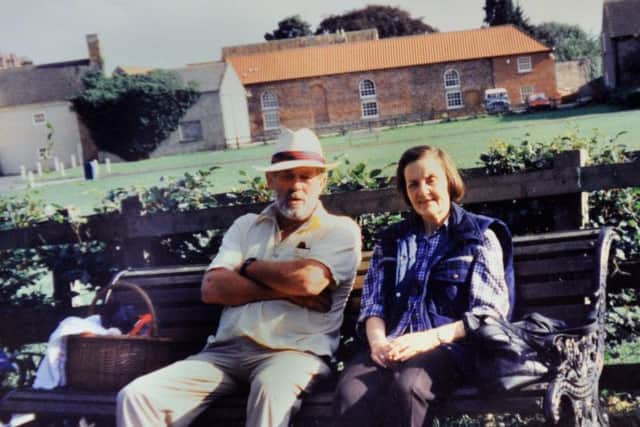 Grandfather-of-five Mike Bell, of West Tanfield, pictured with his late wife Jo.
