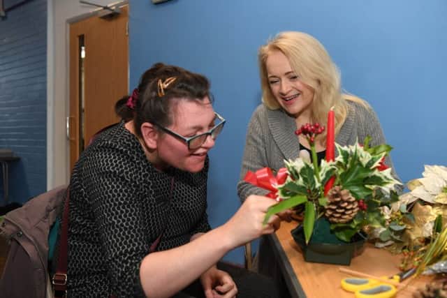 Susie Hart MBE, right, established Artizan International in 2013. The charity runs craft workshops in the UK and helps set up social enterprises overseas. Picture: Jonathan Gawthorpe