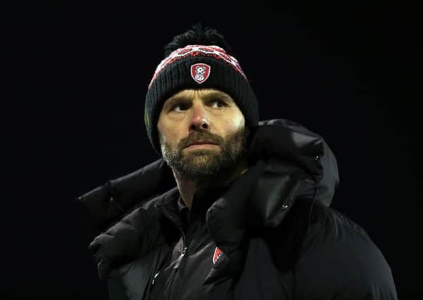Rotherham manager Paul Warne.