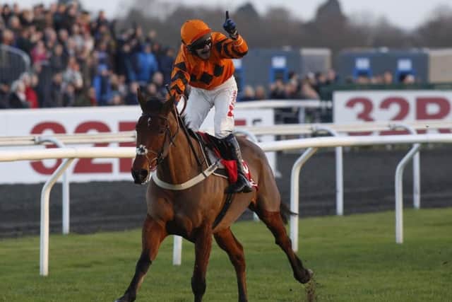 Thistlecrack became the first novice to win the King George VI Chase when landing the Kempton race in 2016 under Tom Scudamore.