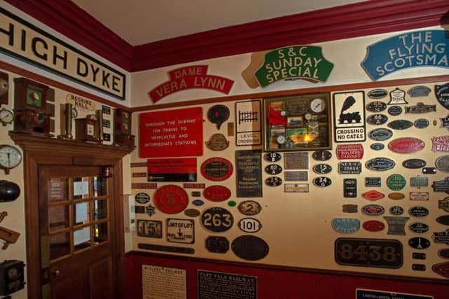 Spicers Auctioneers of Driffield will be selling off fixtures, fittings and the extraordinary collection of railway memorabilia. Credit: Bruce Rollinson