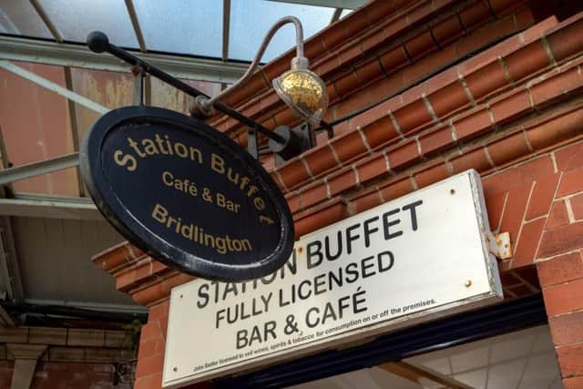 The historic Bridlington Railway Station Buffet Bar which is closing on Christmas Eve. Credit: Bruce Rollinson