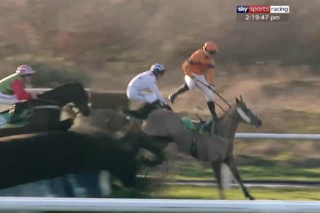 This was Joe Colliver's miraculous recovery from Sam Spinner at Doncaster earlier this month.