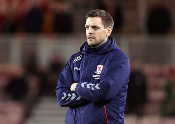 Middlesbrough manager Jonathan Woodgate.
