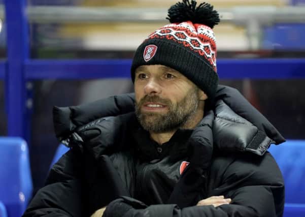 Rotherham manager, Paul Warne.