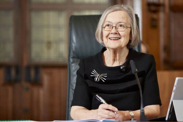 Baroness Hale is the outgoing president of the Supreme Court.