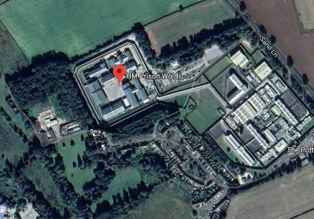 Aerial view of HMPs Wolds and Everthorpe, now HMP Humber: Google Maps