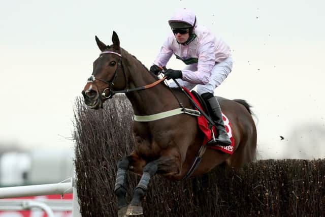 Global Citizen made all at kempton to land the Wayward Lad Novices Chase under David Bass.