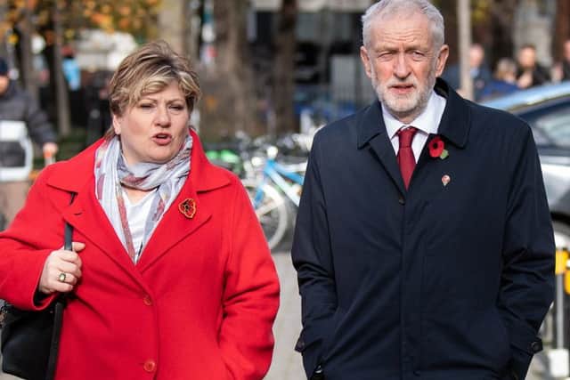 Labour leader Jeremy Corbyn with Emily Thornberry, the Shadow Foreign Secretary.