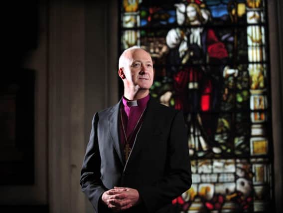 The Rt Revd Nick Baines, Bishop of Leeds, pictured at Holy Trinity Church Boar Lane Leeds. Photo: Simon Hulme