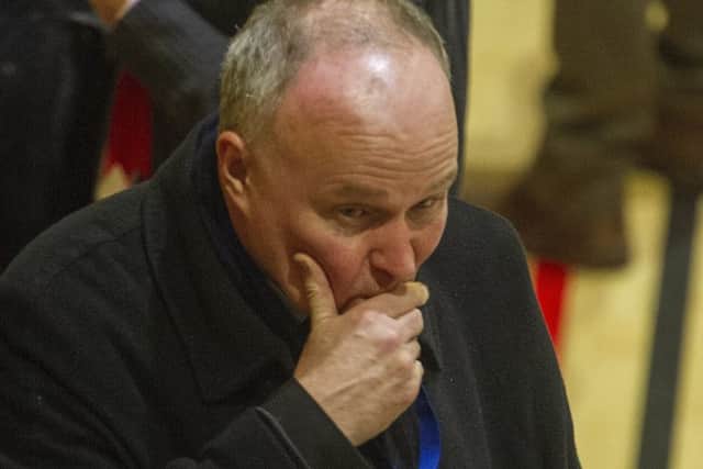 John Grogan as he lost his Keighley seat on election night.