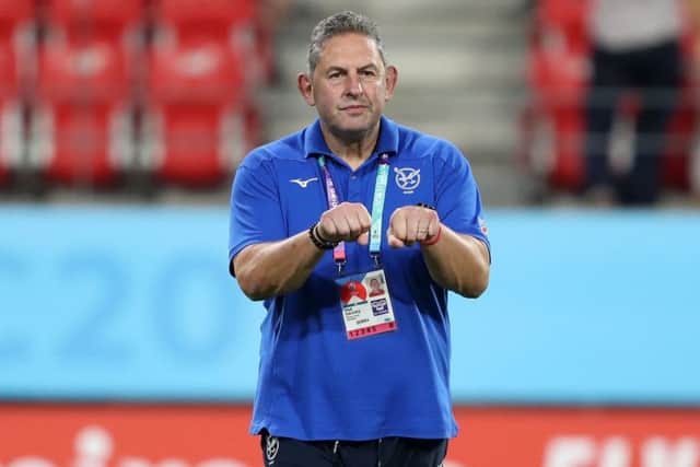 Phil Davies, working as Namibia's head coach during the recent World Cup in Japan. Picture: David Davies/PA