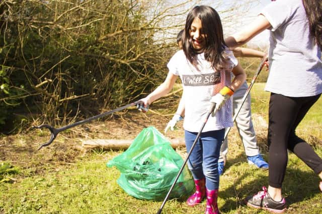 Local communities now have teams of litter pickers.