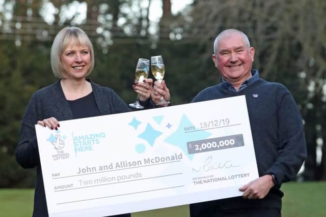 John and Allison McDonald have described how their their Lucky Dip ticket matched all six numbers to scoop the Lotto jackpot on Wednesday, December 18.
