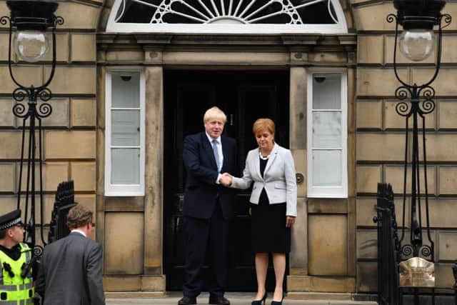 Boris Johnson had a frosty meeting with Nicola Sturgeon, First Minister of Scotland, when he became Prime Minister.