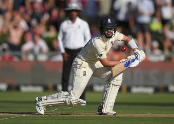 Promise: England batsman Ollie Pope hits out during Day One of the Second Test between England and South Africa on January 03, 2020 in Cape Town, South Africa. (Picture: Stu Forster/Getty Images)