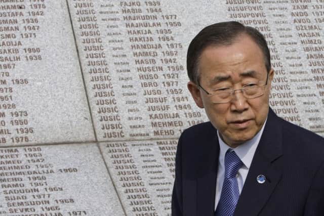 U.N. Secretary General Ban Ki-moon.
