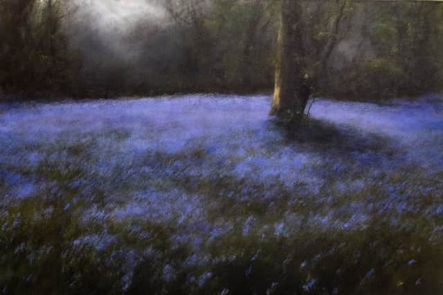 By artist Judith Levin, of Gledhow Hall, Leeds. 
Middleton Woods, near Ilkley, part of a series which can be seen and bought at the exhibition Scenes & Scents at the Judith Levin Gallery in Haworth.
