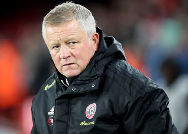 Chris Wilder: Sheffield United manager changed his entire starting XI.