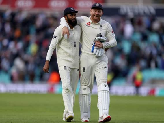 England's Adil Rashid and Jonny Bairstow are set to be made Freemen of Bradford. Credit: Steven Paston/PA Wire