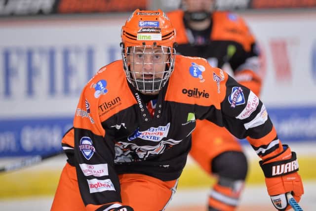ON TARGET: Sheffield Steelers' teenage forward Alex Graham scored a late consolation goal for GB Under-20s against Japan. Picture: Dean Woolley.