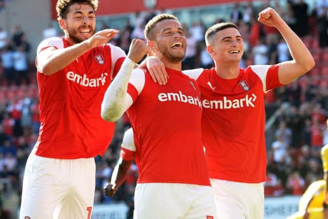 Carlton Morris, who has left Rotherham United.