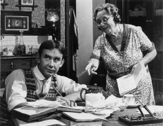 Christopher Beeny with Thora Hird in Yorkshire Television's In Loving Memory