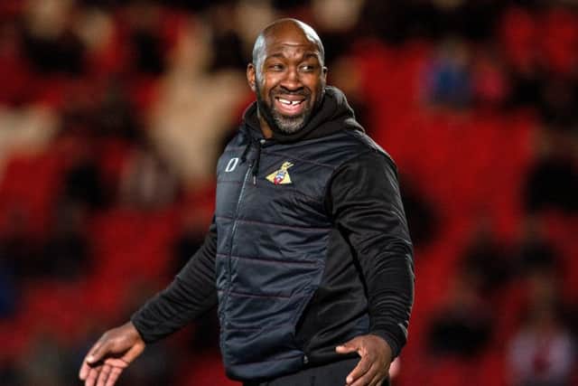 Doncaster Rovers' manager, Darren Moore. Picture: Bruce Rollinson