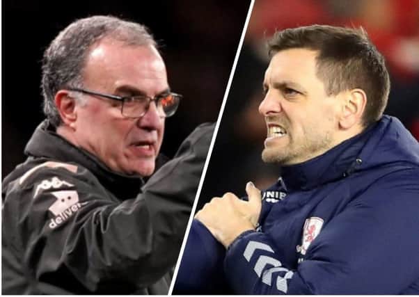 HEAD-TO-HEAD: Marcelo Bielsa, left and Jonathan Woodgate are up for the Manager of the Month award for December. will