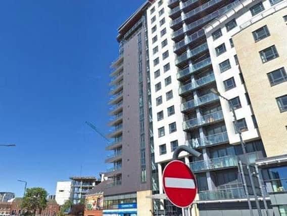 Urgent warnings were sent to residents apartment blocks including Skyline apartments (pic: Google)