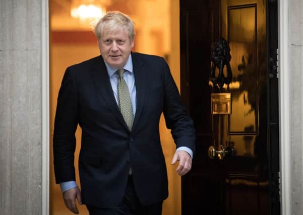 Prime Minister Boris Johnson outside10 Downing Street. Photo: Stefan Rousseau/PA Wire