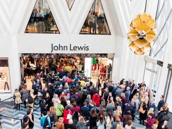 John Lewis' regional flagship department store in Leeds