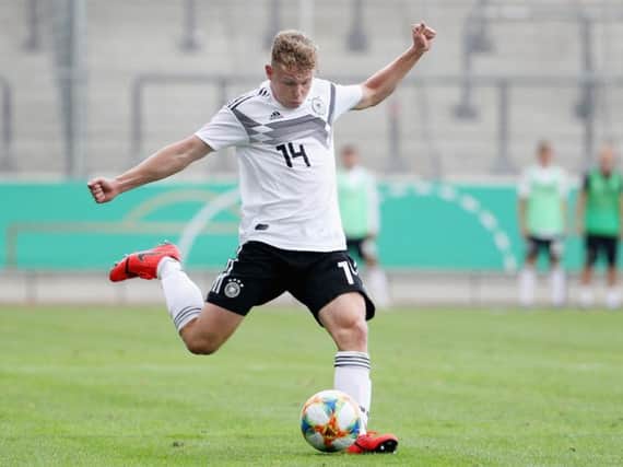 Kilian Ludewig, pictured during a Germany Under-20 international friendly last year. Picture: Karina Hessland-Wissel/Bongarts/Getty Images