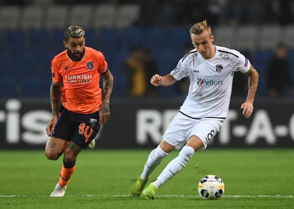 NEW FACE: Midfielder Marcel Ritzmaier, seen in action for Wolfsberger FC during a Europa League match. Picture: OZAN KOSE/AFP via Getty images.