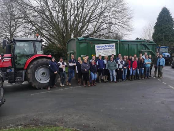 Boroughbridge Young Farmers ready to collect Christmas trees for recycling