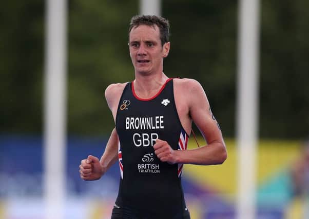Back for more: Alistair Brownlee.