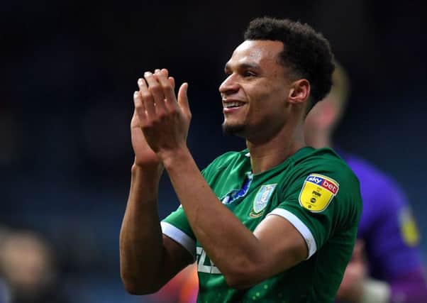 Sheffield Wednesday's Jacob Murphy: Celebrating after the final whistle.