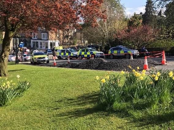 A 15-year-old boy has been sentenced to 12 months detention after he stabbed two teenagers with a pair of scissors following a fight at Harrogate's Valley Gardens.