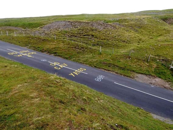 A man has died in a crash at the notorious Buttertubs Pass in the Yorkshire Dales.