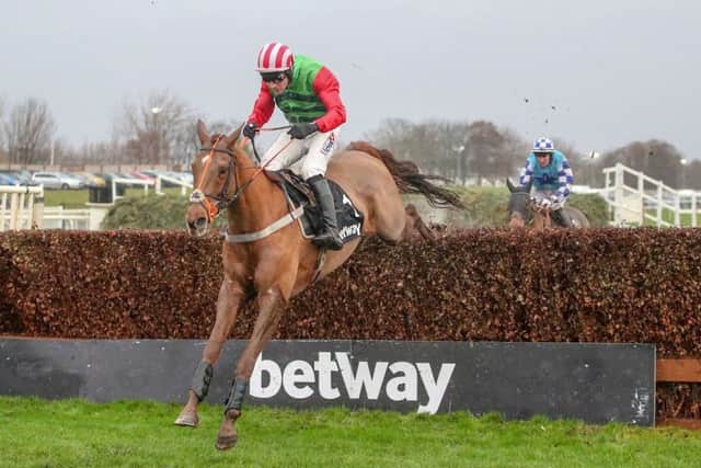 Brian Ellison says Definitly Red, a past winner of Aintree's Many Clouds Chase, could line up in Haydock's Peter Marsh Chase this weekend.
