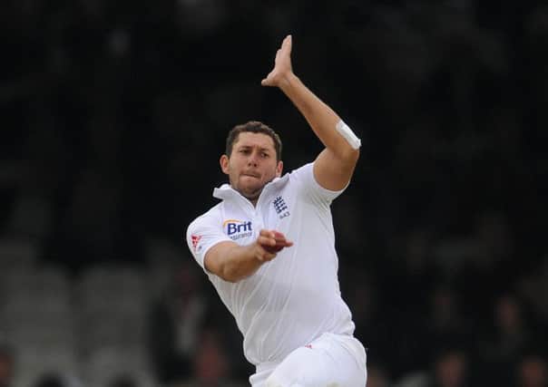Tim Bresnan in action for England. Picture: Nigel French/PA.