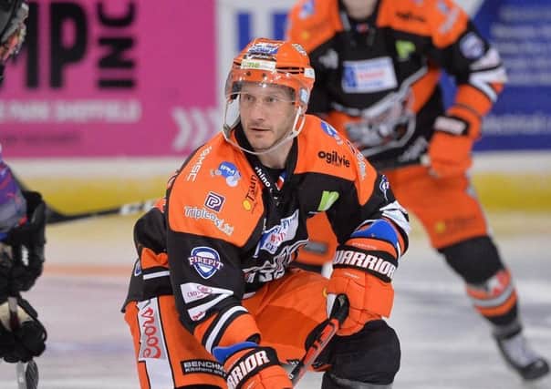 DRIVEN: Sheffield Steelers' captain Jonathan Phillips. Picture: Dean Woolley.