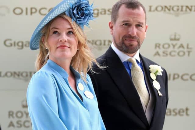 Autumn and Peter Phillips at Royal Ascot last year.