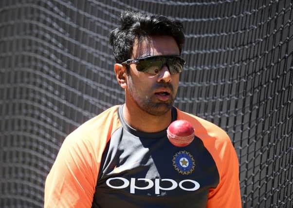 Incoming: Indian spinner Ravi Ashwin, pictured warming up in the nets ahead of the Christmas Test with Australia, is joining Yorkshire for a portion of the 2020 season. (Picture: Quinn Rooney/Getty Images)