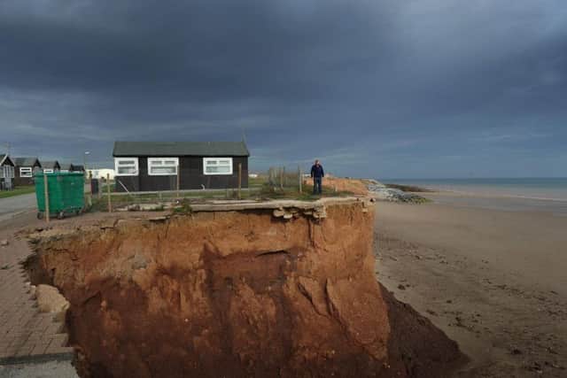 Dozens of homes and a key coastal road in Withernsea which are threatened by coastal erosion were thrown a lifeline by a 3 million grant from Europe last year Picture: Simon Hulme